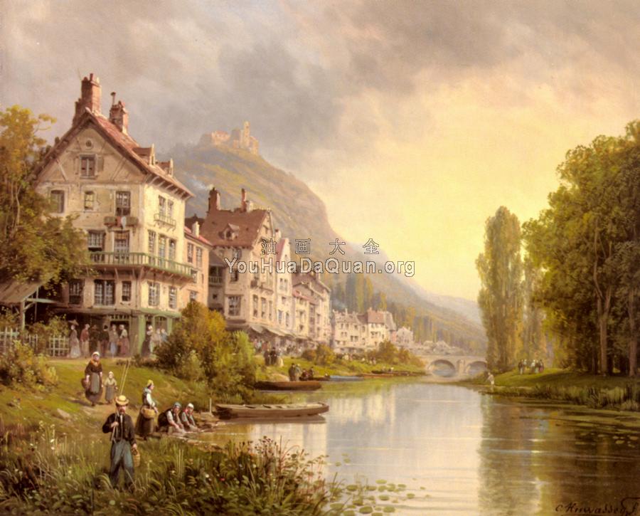 Au Bord De La Riviere - 小查尔斯·厄弗拉西·库瓦塞格